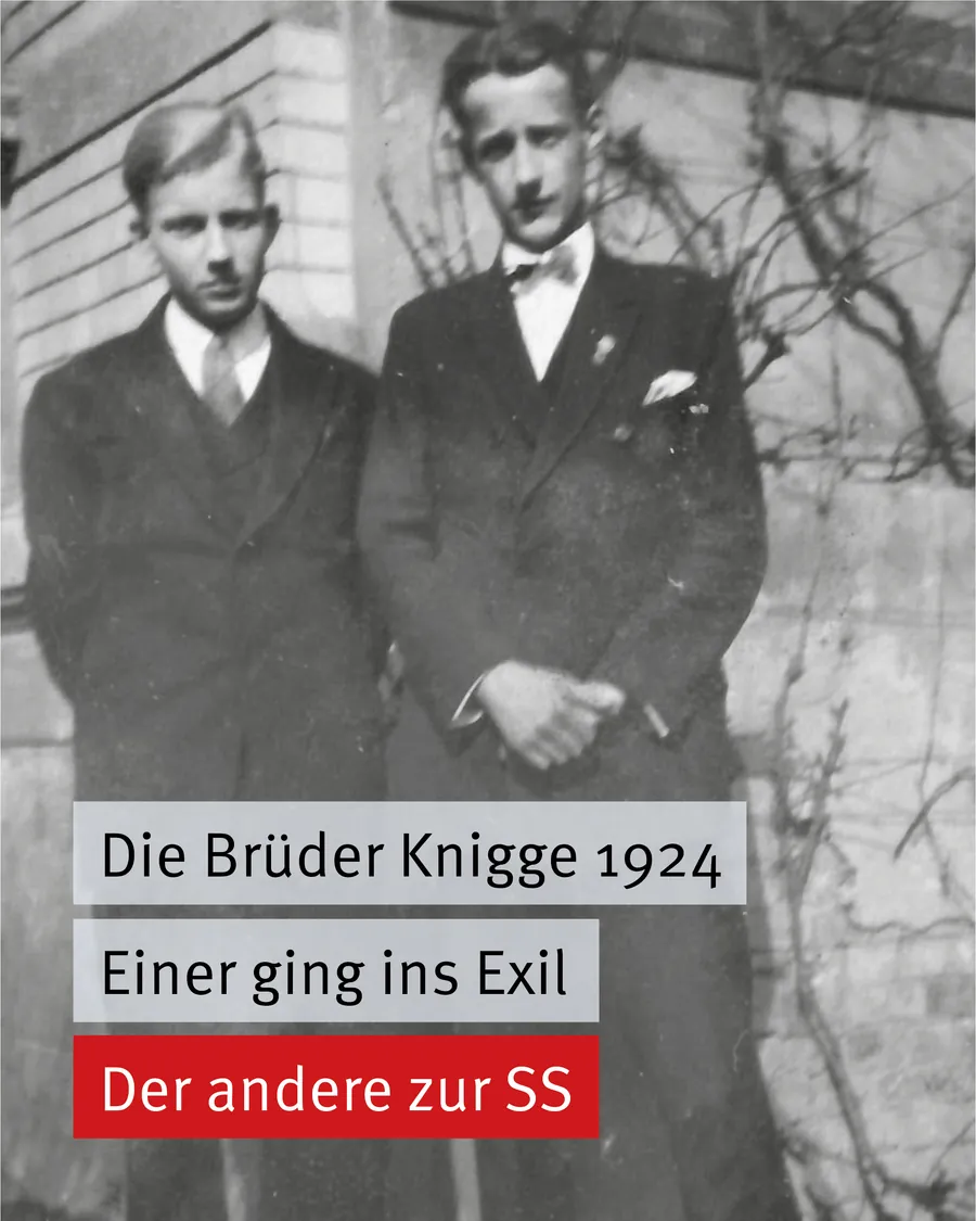 Social-Media-Karte: die beiden Brüder Hans-Joachim und Ulrich Knigge