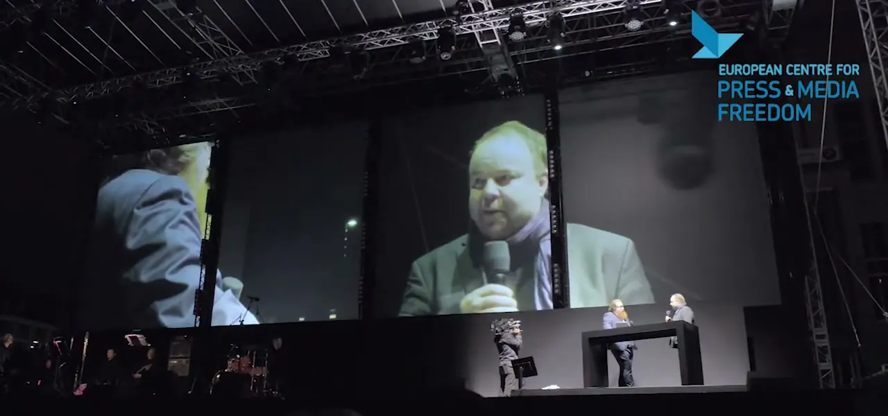 Standbild: Lichtfest Leipzig 2017, Claudius Nießen im Gespräch mit Lutz Kinkel (öffnet YouTube in neuem Tab)